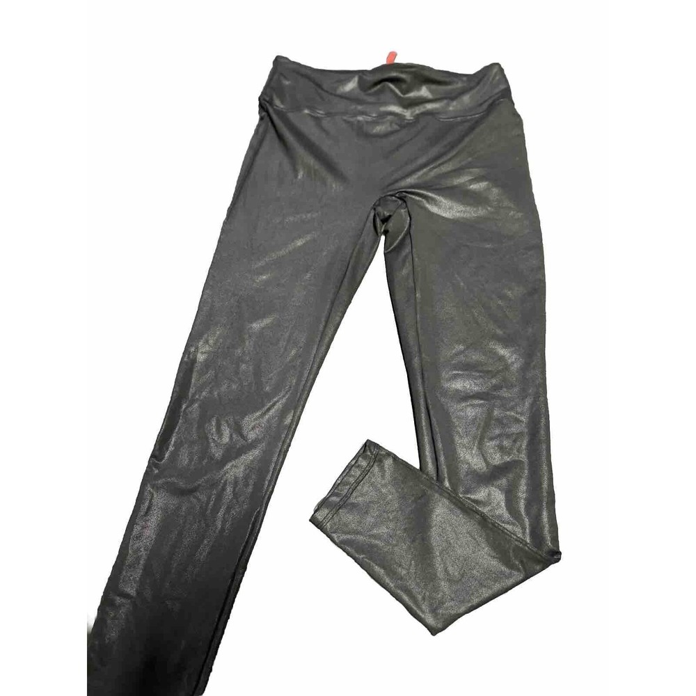 SPANX Shiny Black Leggings